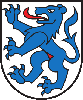 Wappen Lotzwil blauer Löwe